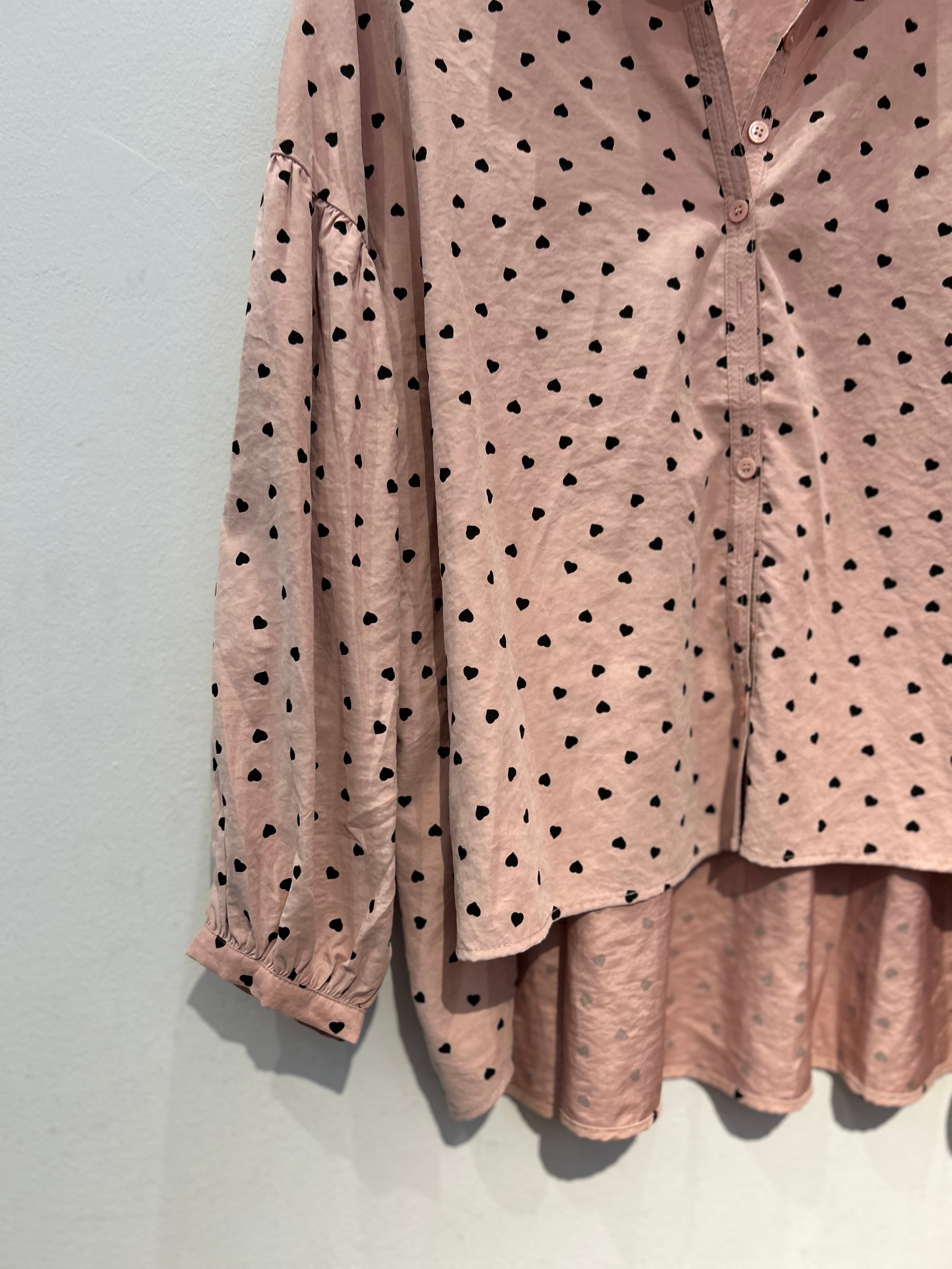 Camisa Corazones Rosa