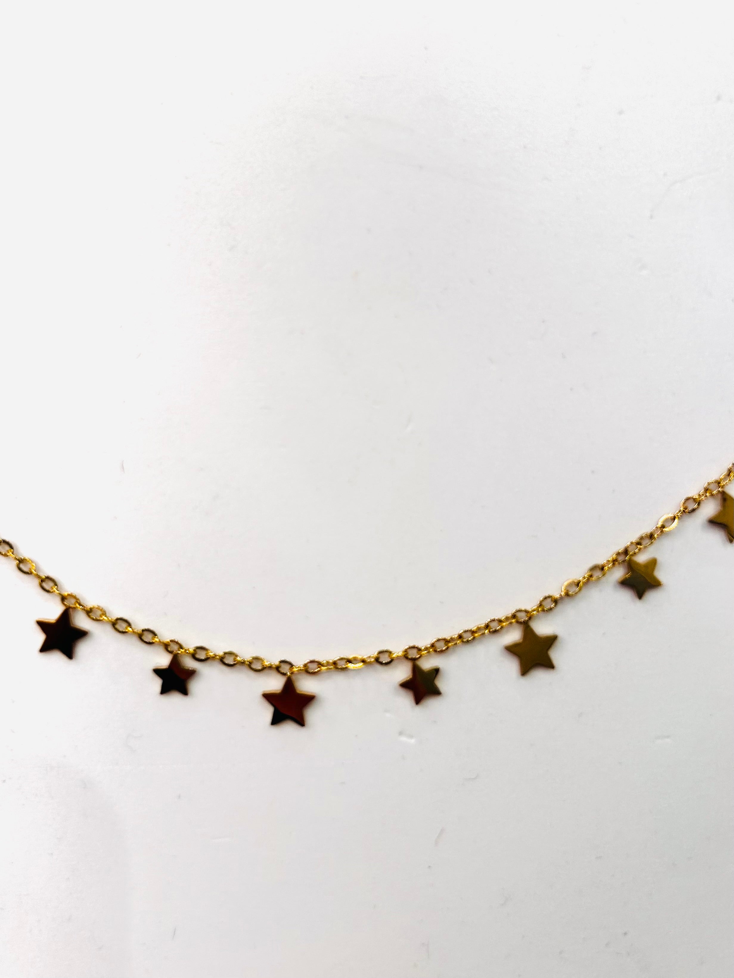 Collar colgantes estrellas