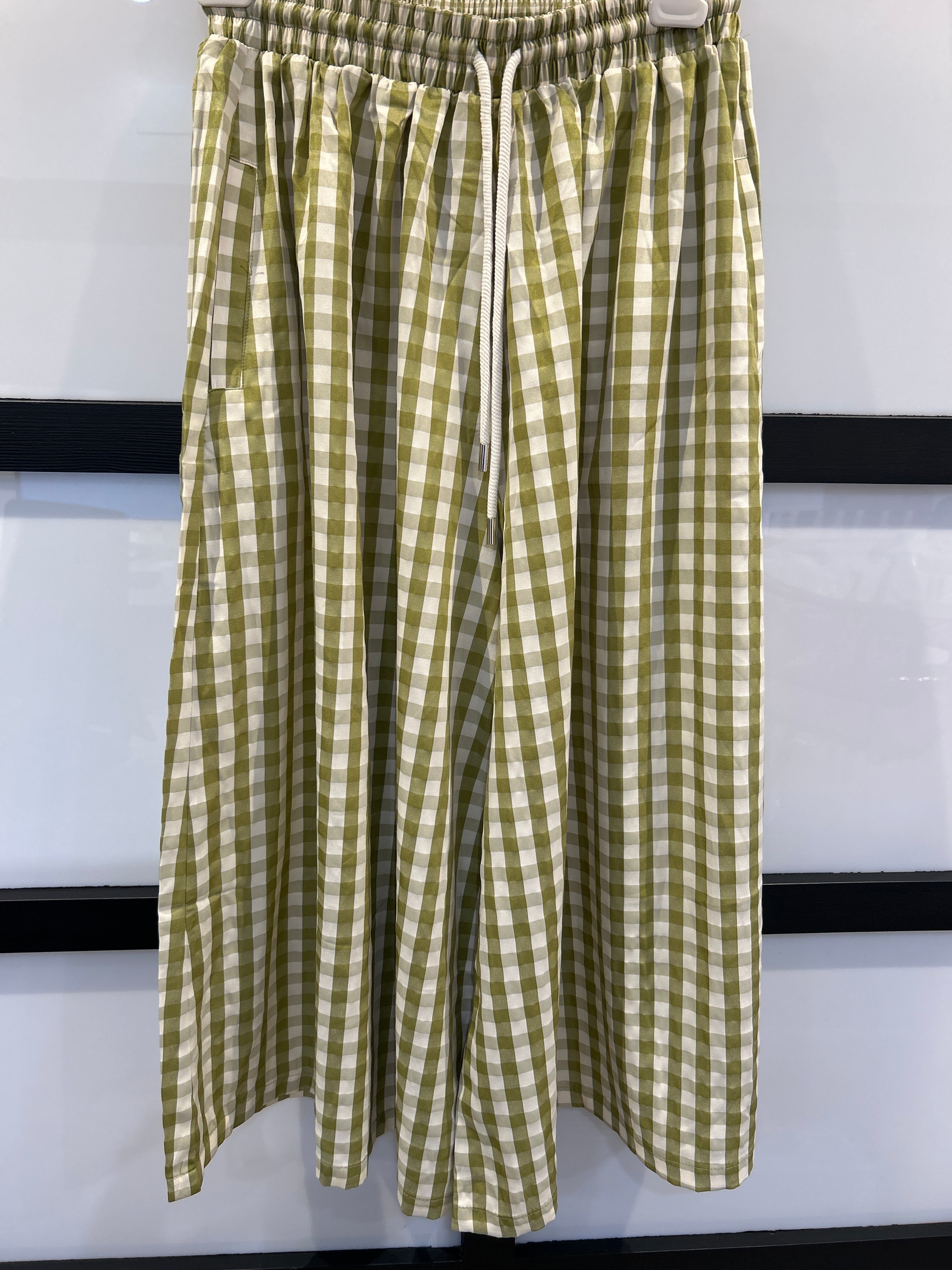 Pantalón Fluido Cuadros (2 colores)