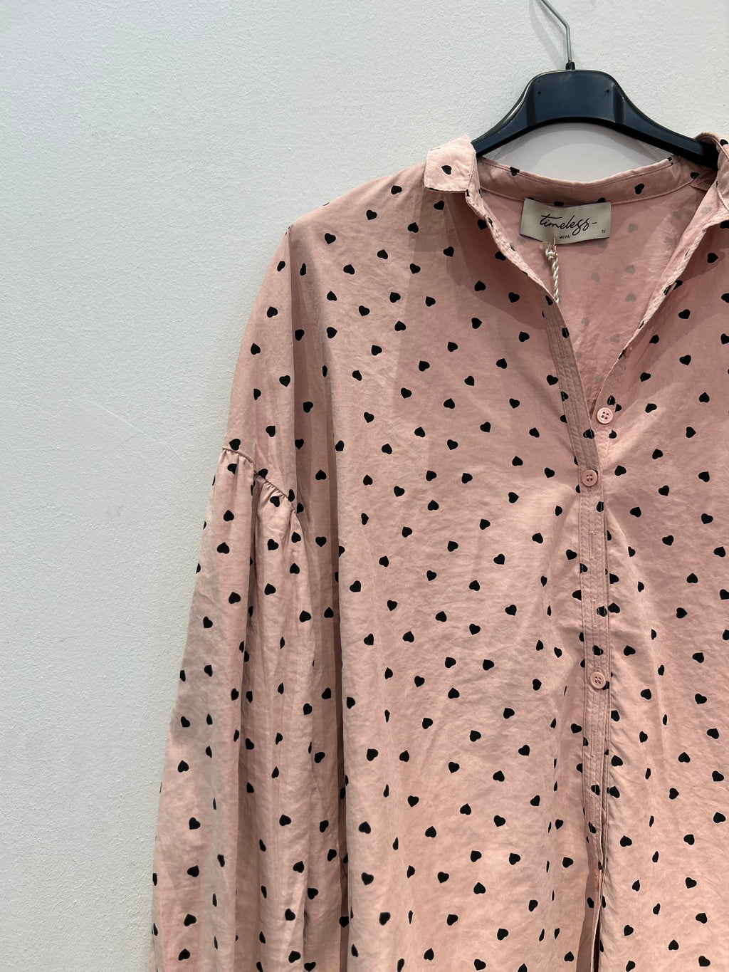 Camisa Corazones Rosa