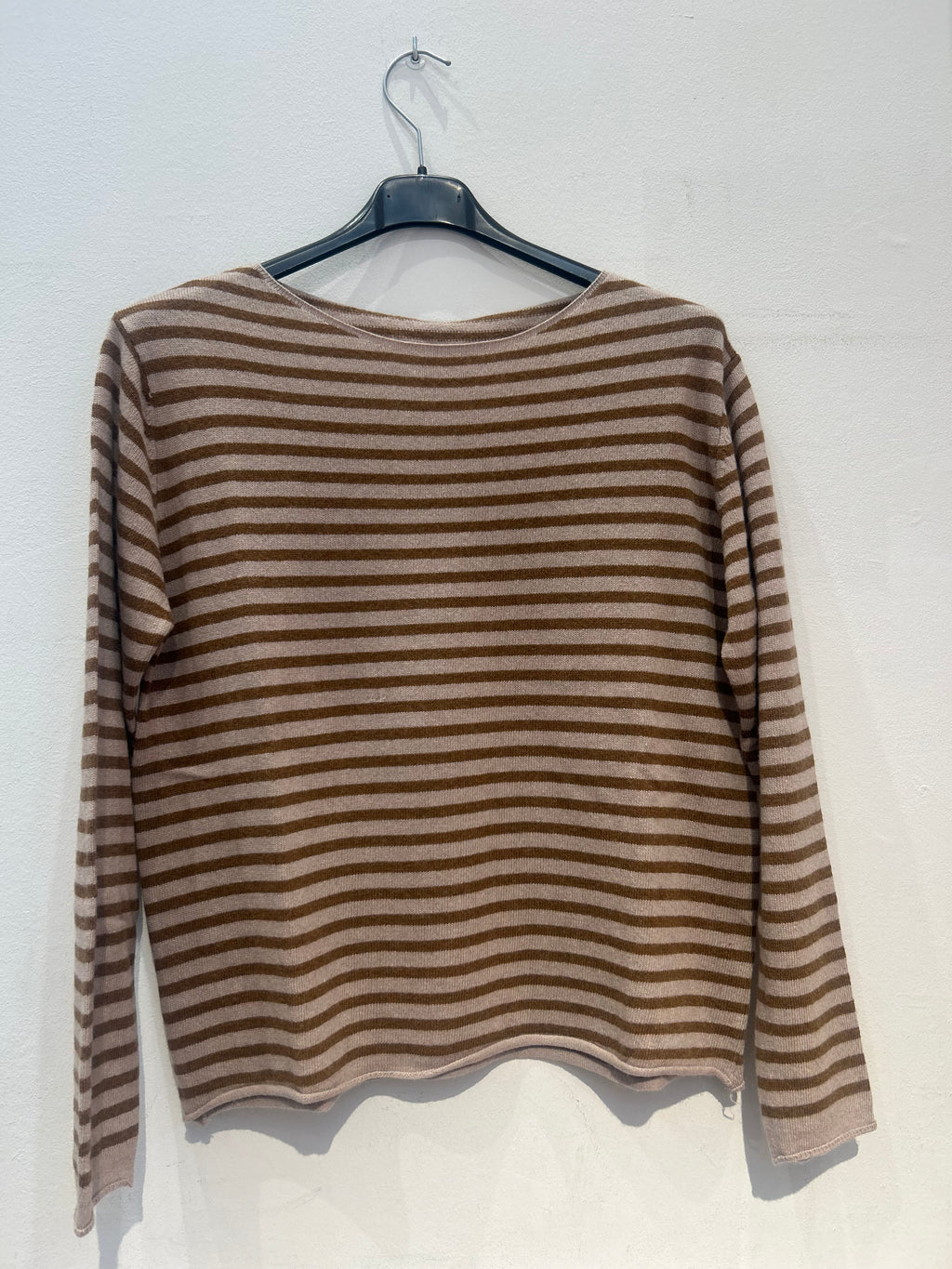 Jersey Rayas Marrón/ Cámel