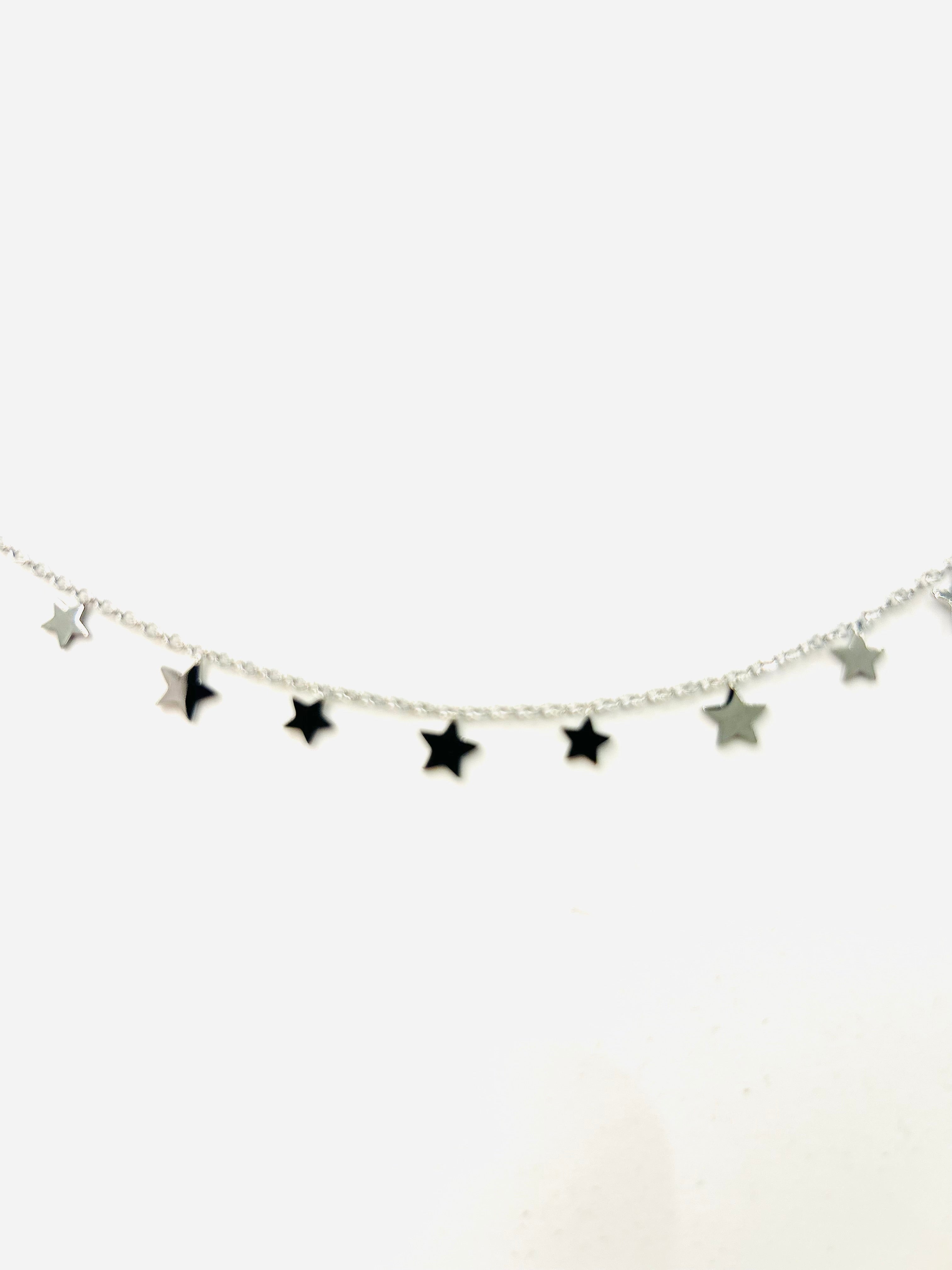 Collar colgantes estrellas
