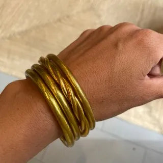 Pulsera Pan de Oro Twisted