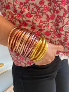 Pulsera Pan de Oro Clásica (color Champagne)