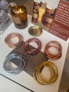 Pulsera Pan de Oro Clásica (color Champagne)