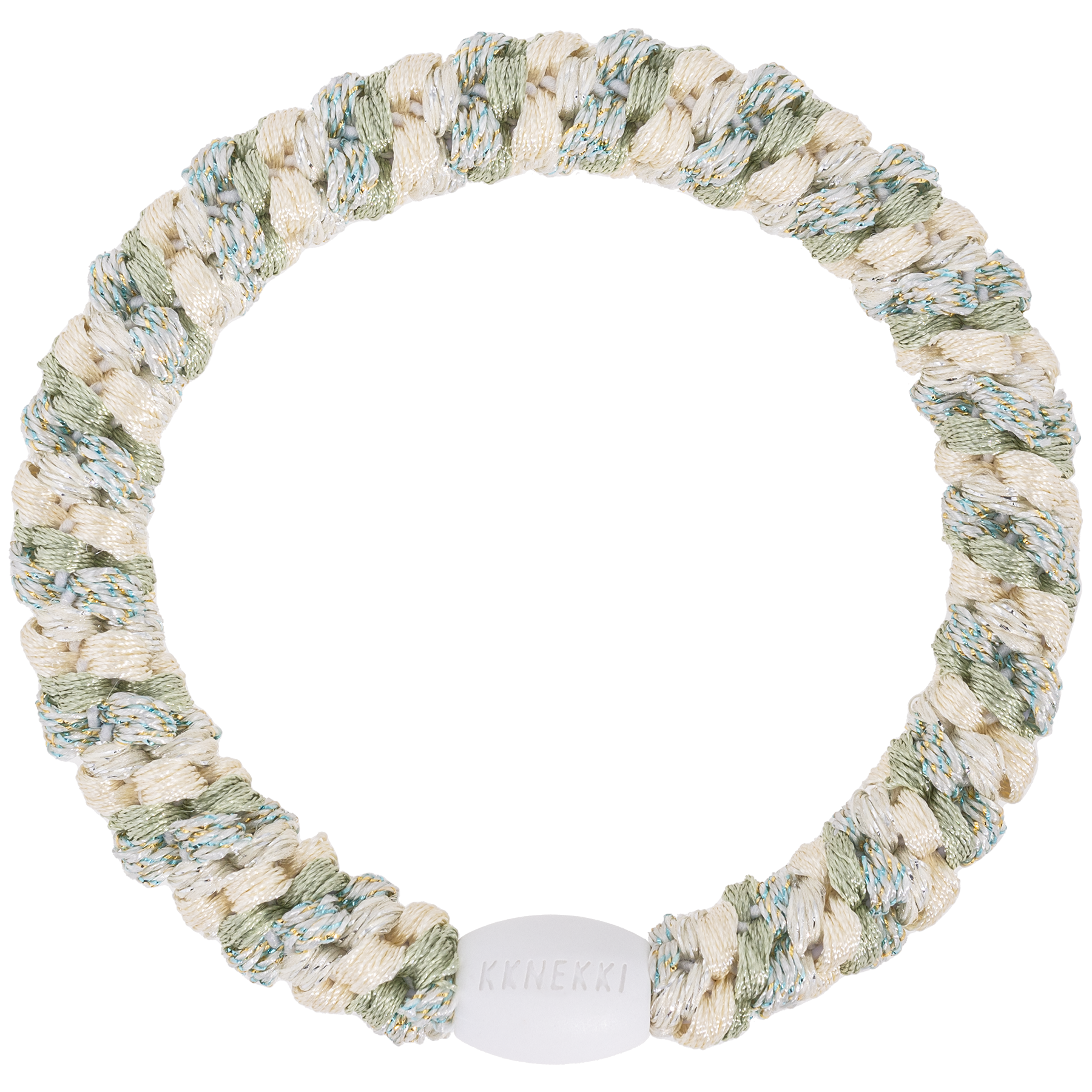 Kknekki Mix ivory glitter dusty lind green