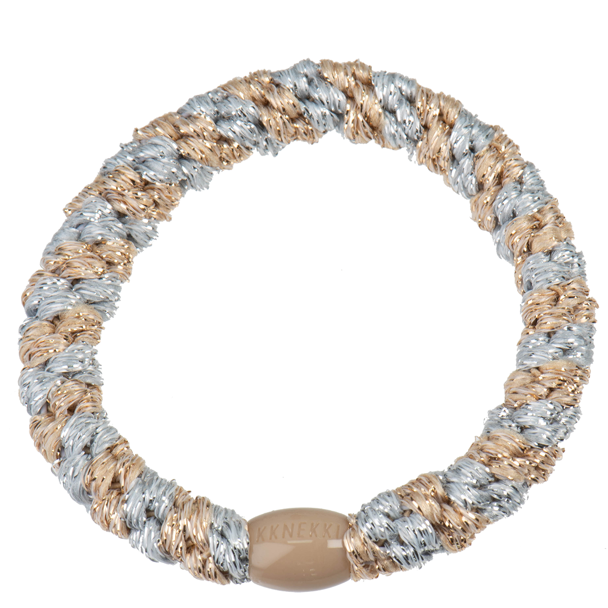 Kknekki Silver-Beige glitter stripe