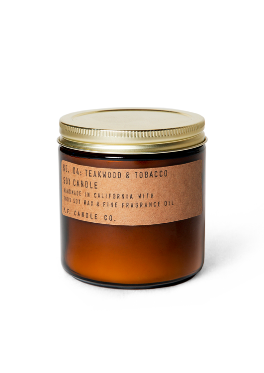 TEAKWOOD & TOBACCO – SOY CANDLE – L (345 gr)