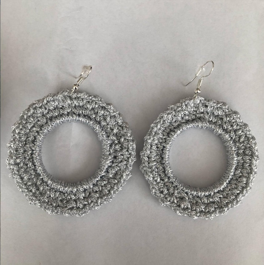 Pendientes Circulares Encaje