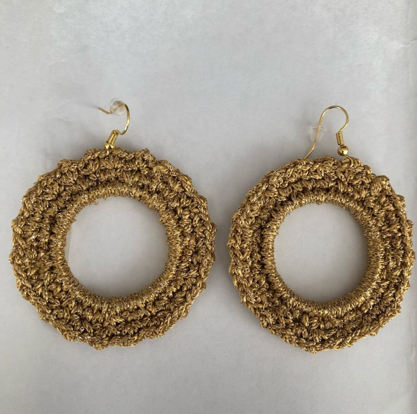 Pendientes Circulares Encaje