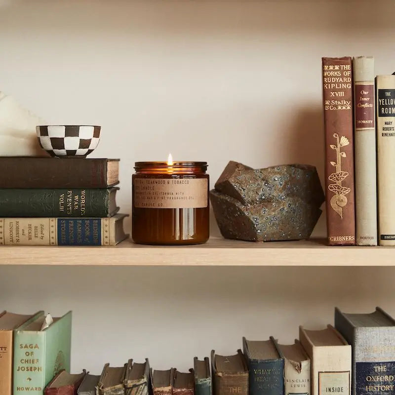 TEAKWOOD & TOBACCO – SOY CANDLE – L (345 gr)