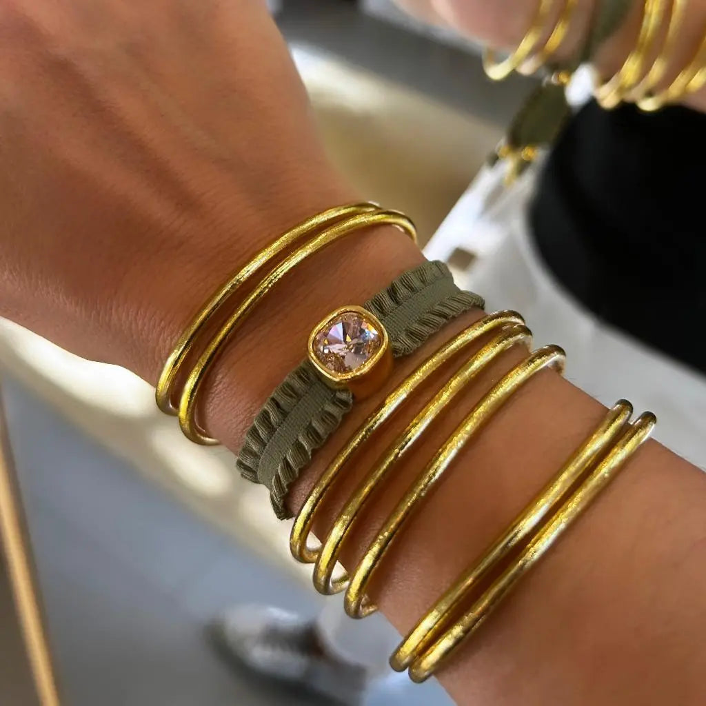 Pulsera Pan de Oro Clásica Fina