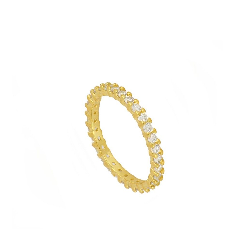 Anillo Circonitas Blancas