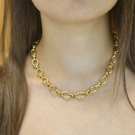 Collar Eslabones Acero