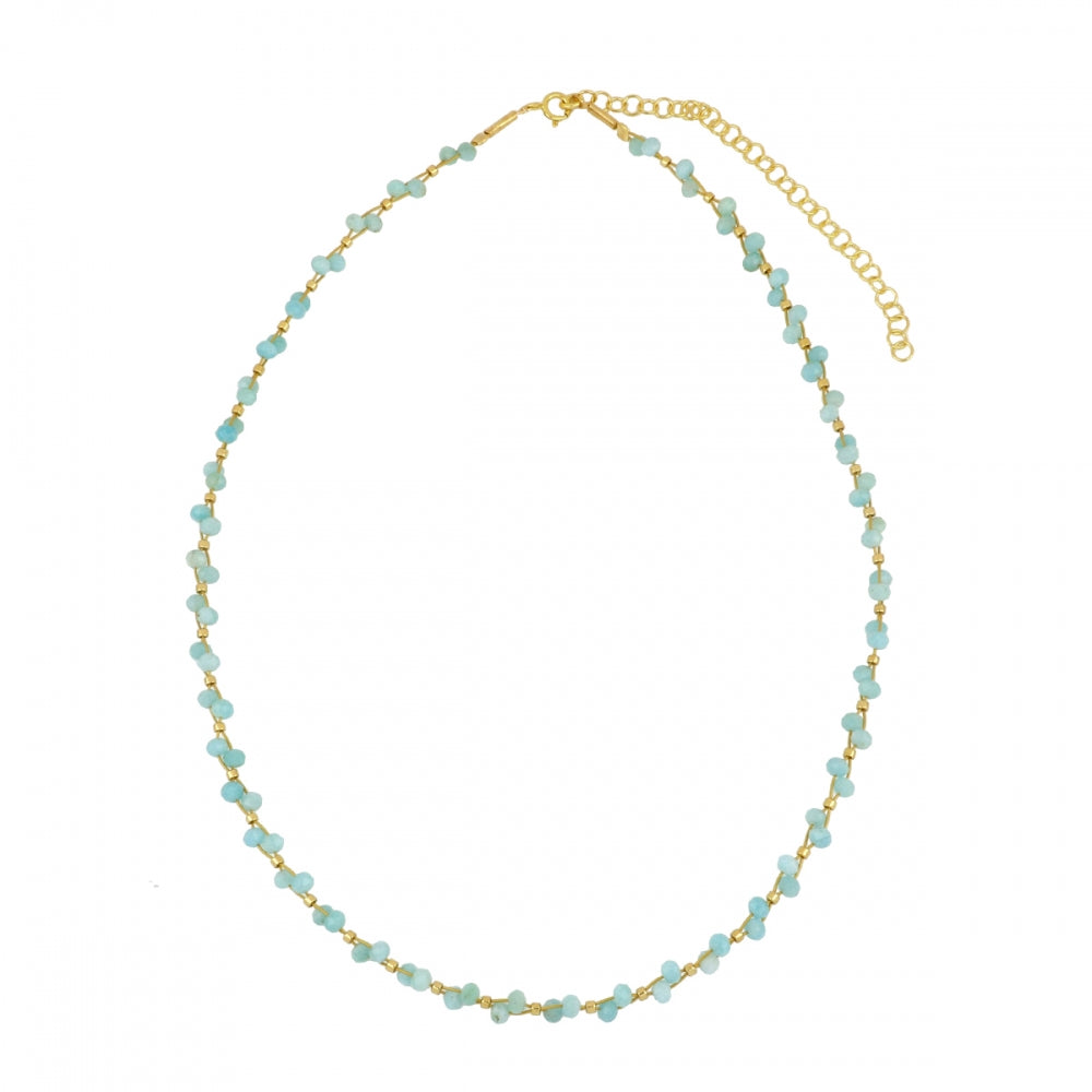 Collar Colección PIEDRAS- Amazonita