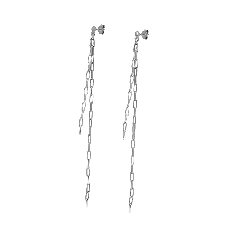 Pendiente Eslabones Pequeño 2 tiras