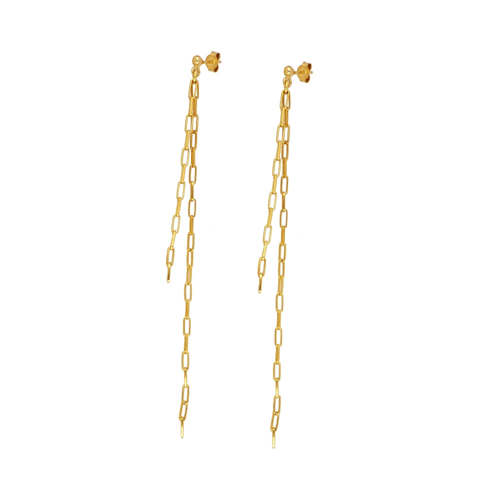 Pendiente Eslabones Pequeño 2 tiras