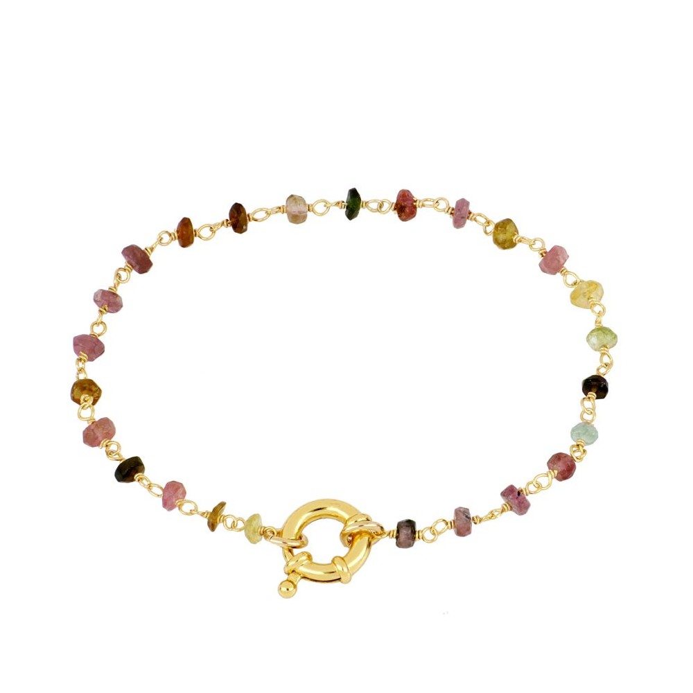 Pulsera Mineral Turmalinas
